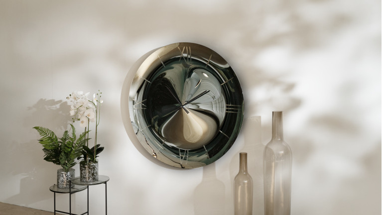 Horloge miroir murale ILLUSION | Hypnotisant