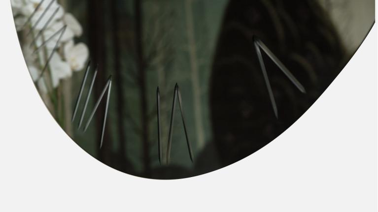 SARIN wall mirror clock | Genuine decorative object