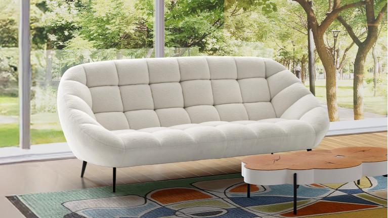 3-seater sofa DIAMANT fabric | A refined interior