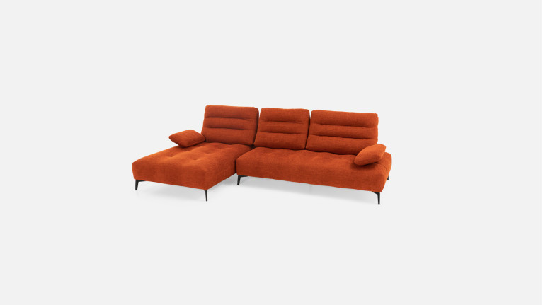 Canapé d'angle tissu DUNE | Élégance modulable et confort profond