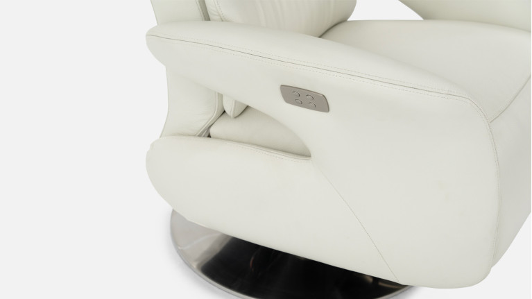 Fauteuil relaxation têtière manuelle ajustable EDEN | Version relax
