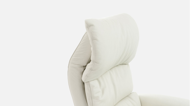 Fauteuil relaxation têtière manuelle ajustable EDEN | Version relax