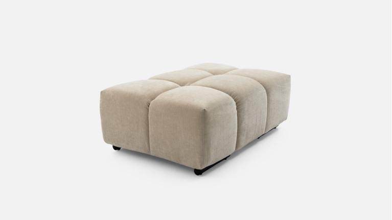 Pouf TEMPLE | With adjustable seat depth