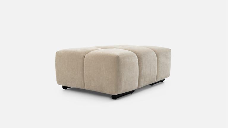 Pouf TEMPLE | With adjustable seat depth