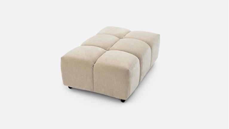 Pouf TEMPLE | With adjustable seat depth