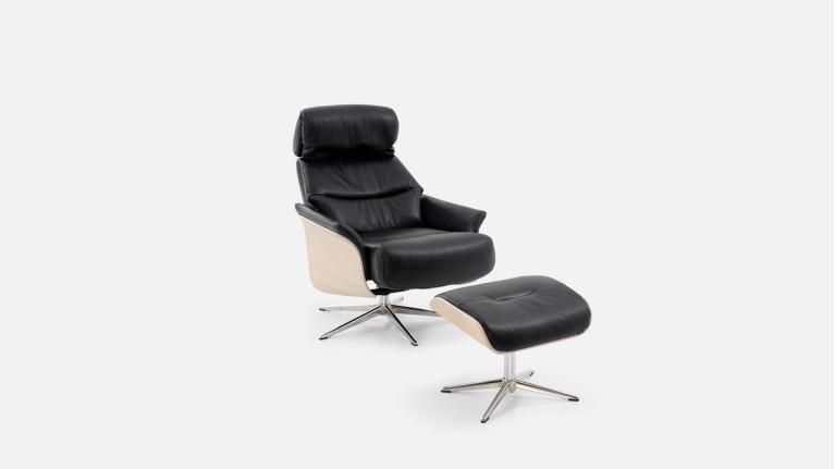 JULIO leather manual recliner | Comfort and elegance