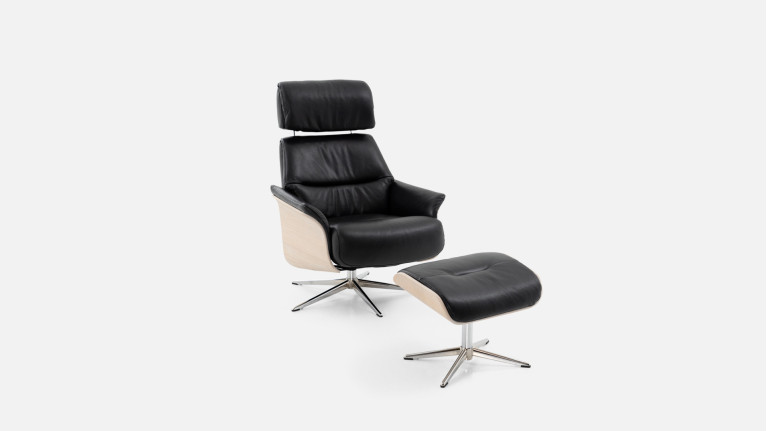 Fauteuil relaxation manuelle cuir JULIO | Confort et élégance