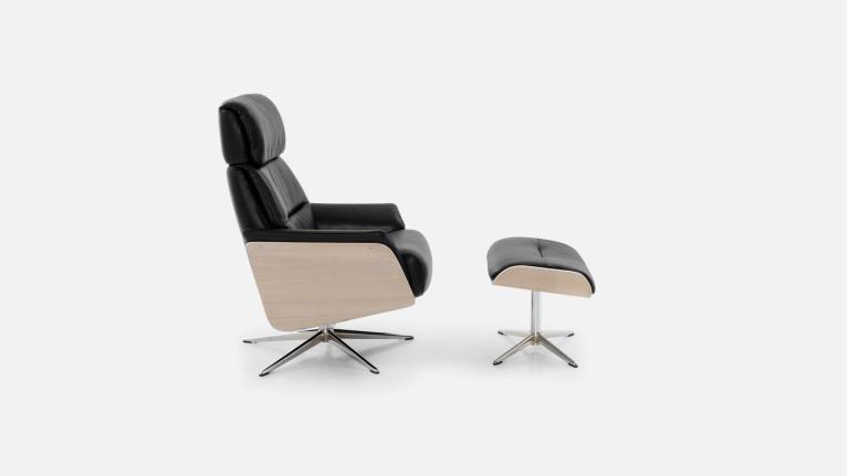 JULIO leather manual recliner | Comfort and elegance