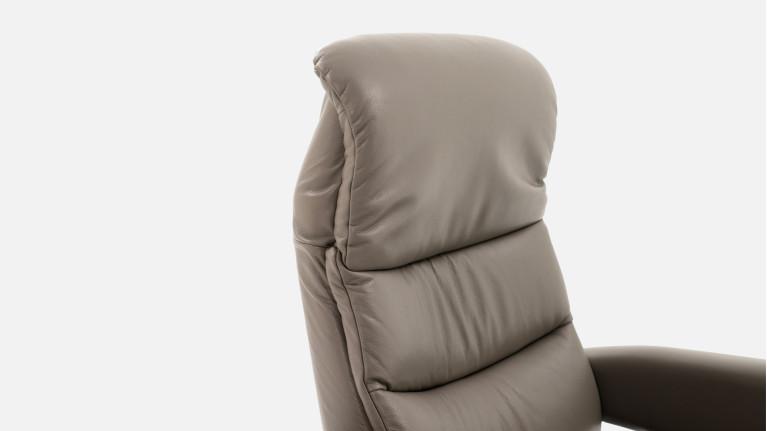 JUNE electric recliner - Fabric, leather or microfiber