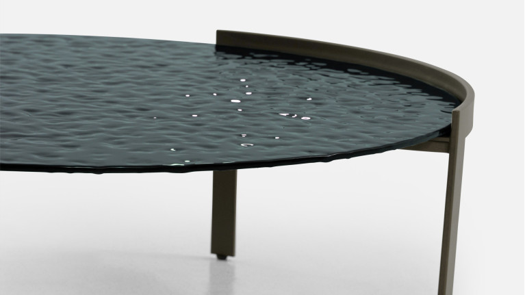 Table basse FOGGIA | Élégance sculptée par la lumière