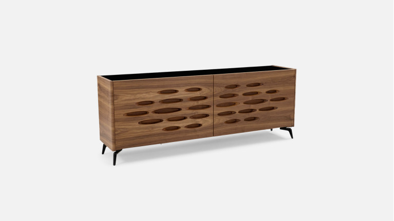 Buffet OROS | Élégance sculpturale et chaleur boisée