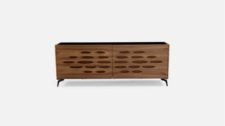 Buffet OROS | Sculptural elegance and woody warmth