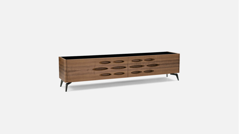 Meuble TV OROS | Design sculptural et élégance intempo