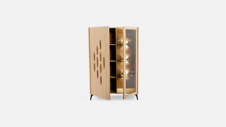 Vitrine OROS | Elegant lighting and refined storage