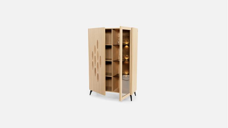 Vitrine OROS | Elegant lighting and refined storage