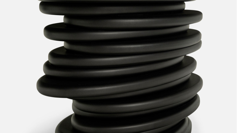 OROS table - Ceramic top and textured central base