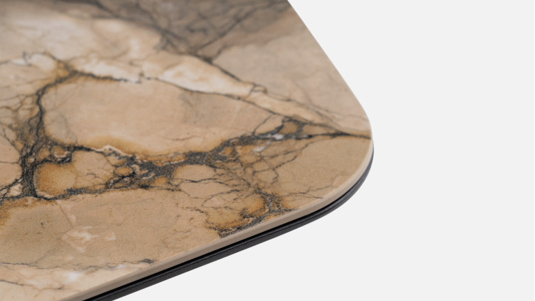 OROS table - Ceramic top and textured central base