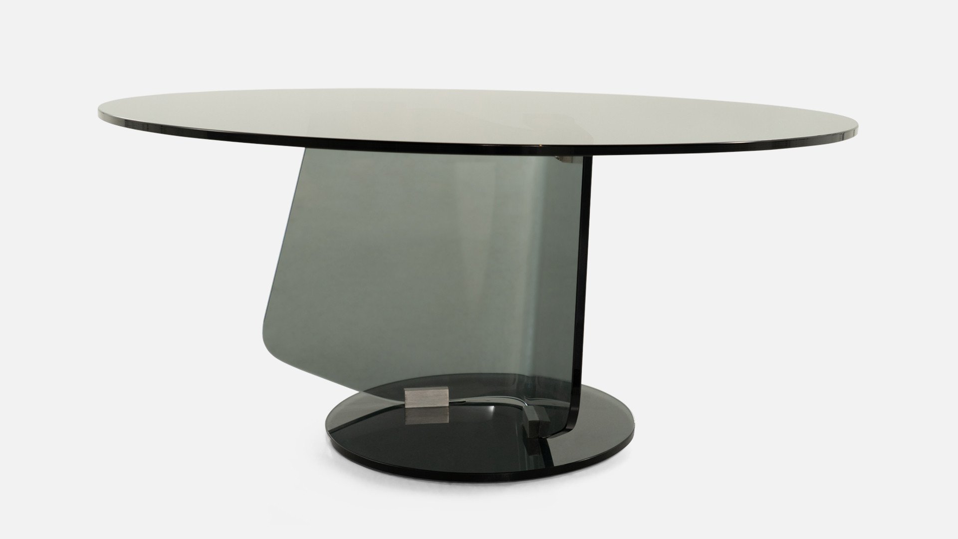 Coffee table MIRAGGIO | Design in curved glass and tempered top
