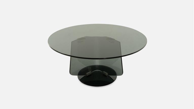 Coffee table MIRAGGIO | Design in curved glass and tempered top