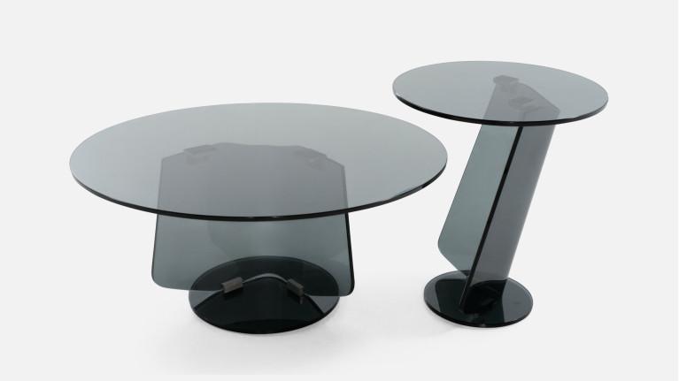 MIRAGGIO | Design in curved smoked glass