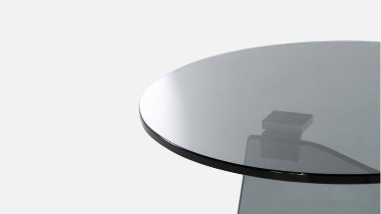 MIRAGGIO | Design in curved smoked glass