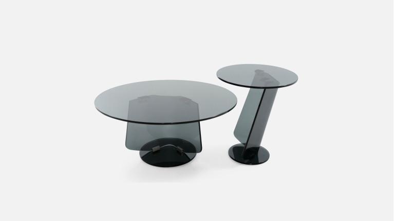 MIRAGGIO | Design in curved smoked glass