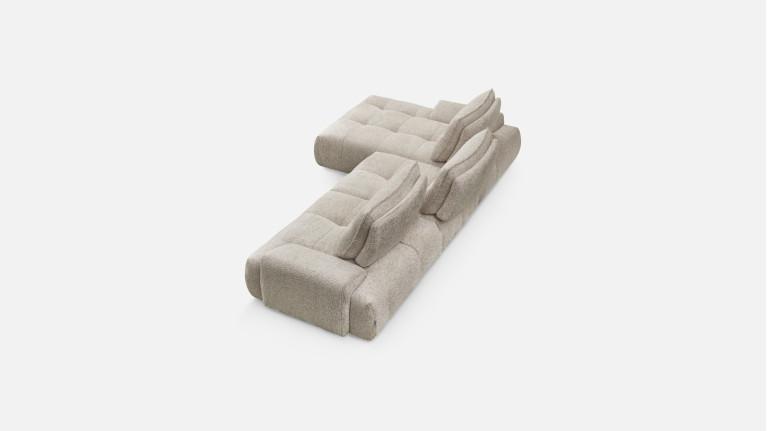 Corner sofa chaise longue ANITA | Elegance and comfort