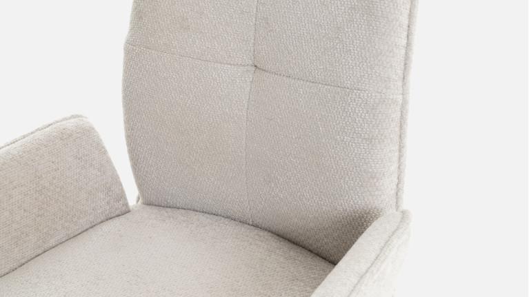 LOUISE armchair | Refined design and high-density fabric comfort