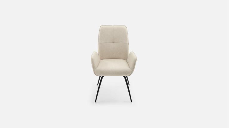 LOUISE armchair | Refined design and high-density fabric comfort