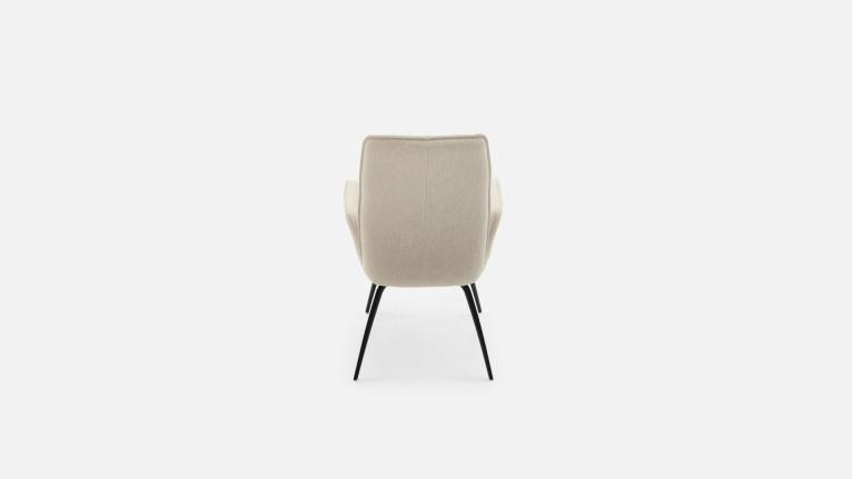LOUISE armchair | Refined design and high-density fabric comfort
