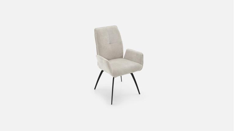 LOUISE armchair | Refined design and high-density fabric comfort