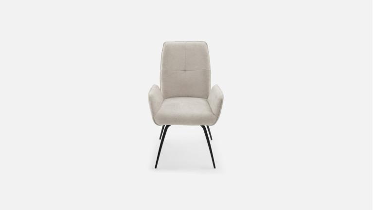 LOUISE armchair | Refined design and high-density fabric comfort