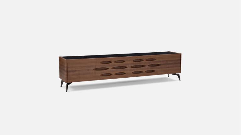 OROS TV stand | Sculptural design and timeless elegance