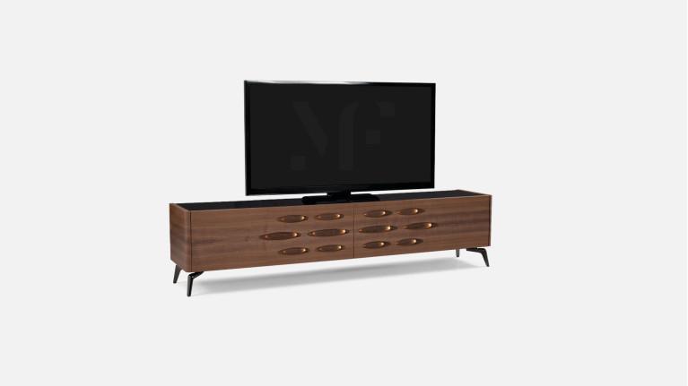 OROS TV stand | Sculptural design and timeless elegance