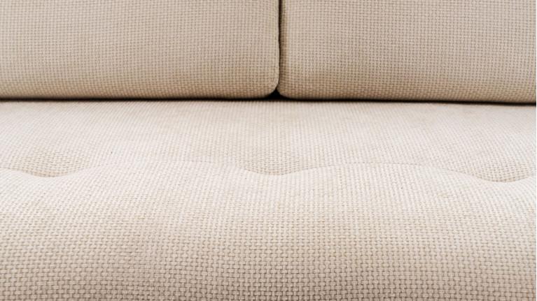 TUCA sofa bed with fabric headrests | Allure contemporaine