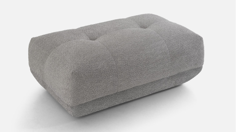 Pouf tissu OTTO sur base