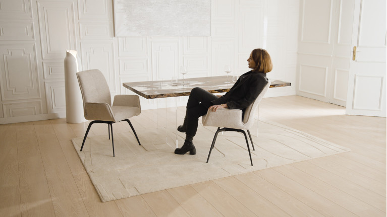 Fauteuil tissu LOUISE