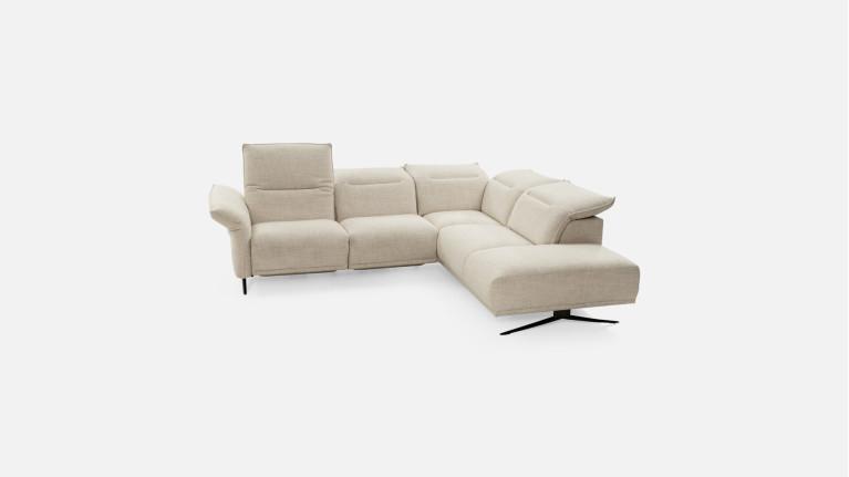 Electric corner sofa PASSION | Optimum support
