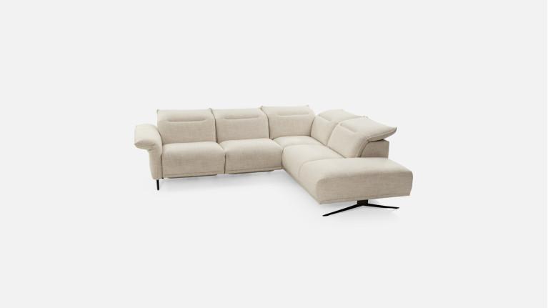 Electric corner sofa PASSION | Optimum support