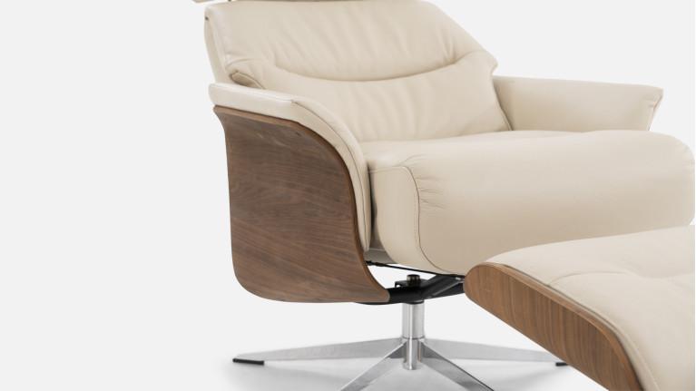 JULIO leather manual recliner | Comfort and elegance