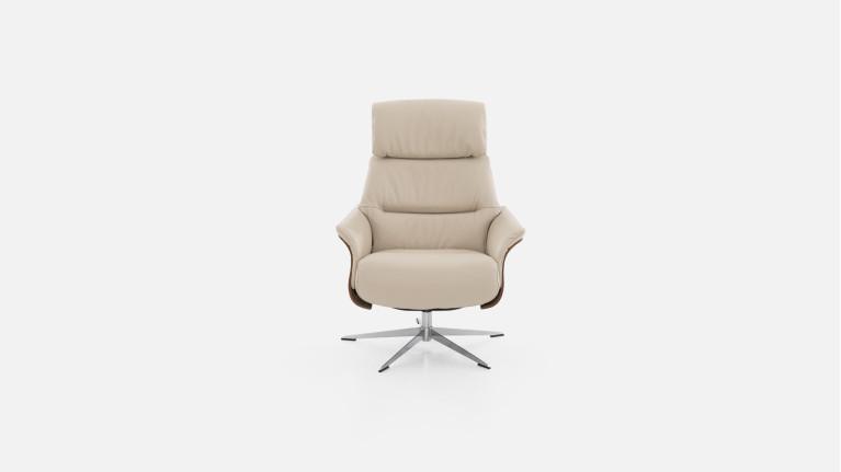 JULIO leather manual recliner | Comfort and elegance