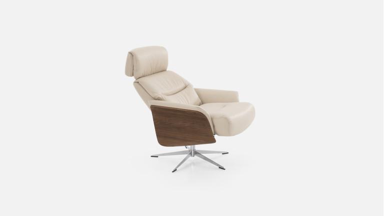 JULIO leather manual recliner | Comfort and elegance