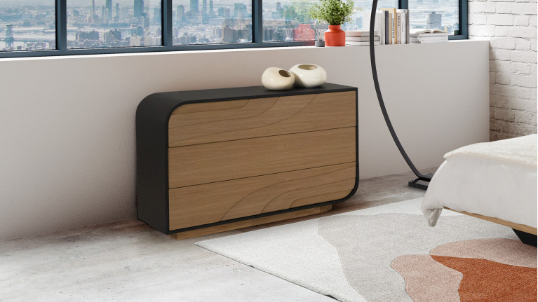 Commode 3 tiroirs NOVA