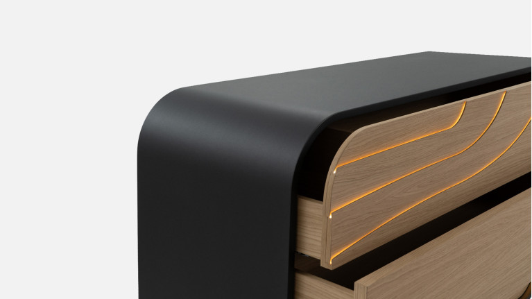 NOVA chest of drawers | Designer storage units with integrated lighting