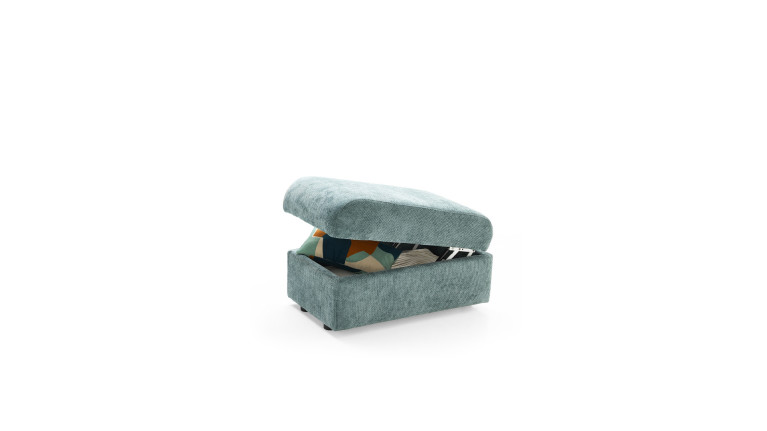 Canapé convertible avec têtières tissu TUCA | Allure contemporaine