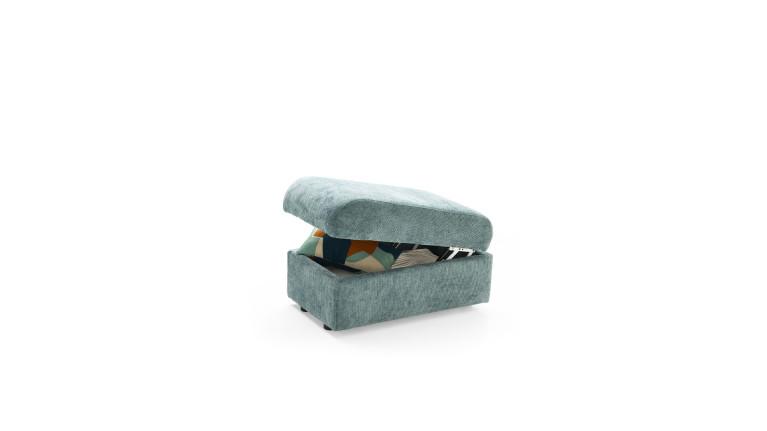 TUCA sofa bed with fabric headrests | Allure contemporaine