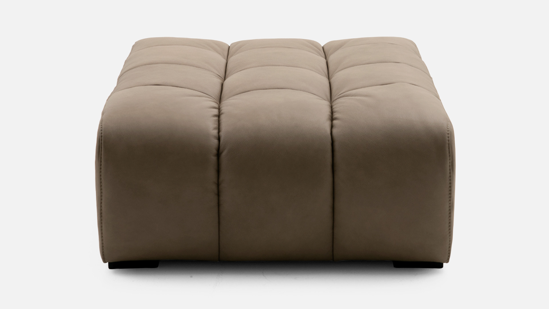 Pouf cuir pour salon 100% modulable, BEACH