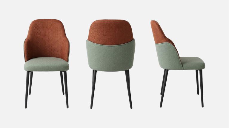 BUMP fabric dining chair