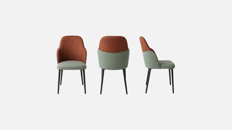 BUMP fabric dining chair