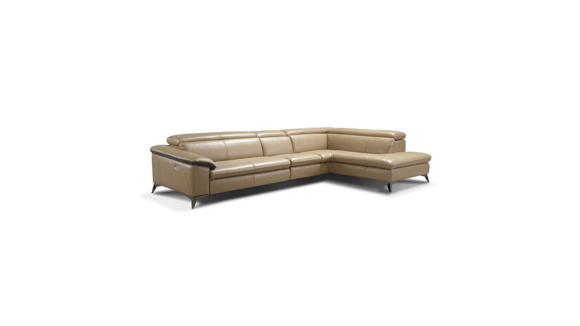 MONZA electric corner sofa with chaise longue